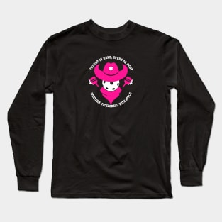 Pink Pickleball Frontier: A Sheriff's Tale Long Sleeve T-Shirt